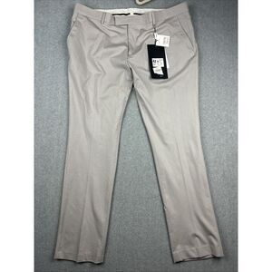 Friday Threads Pants Mens 42x30 Gray Chino‎ Stretch Performance Straight NWT